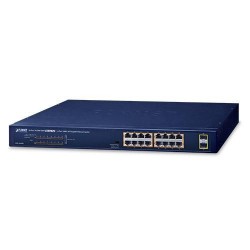 PLANET GSW-1820HP 16-Port 10/100/1000T 802.3at PoE + 2-Port 