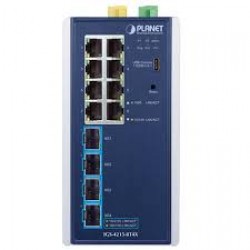 PLANET IGS-4215-8T4X IP30 Industrial L2/L4 8-Port 10/100/100
