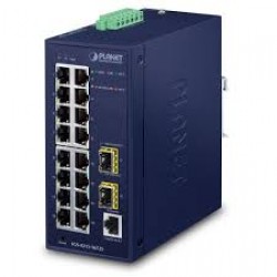 PLANET IGS-4215-16T2S IP30 Industrial L2/L4 16-Port 10/100/1
