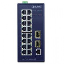 PLANET IGS-4215-16T2S-U IP30 Industrial L2/L4 16-Port 10/100