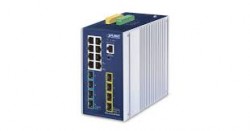 PLANET TSN-6325-8T4S4X IP30 DIN-rail Industrial L3 8-Port 10