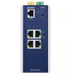 PLANET TSN-5225-4T IP30 DIN-rail Industrial L2+ 4-Port 10/10