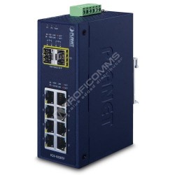 PLANET IGS-1020TF IP30 Industrial 8-Port 10/100/1000T + 2-Po