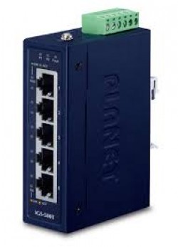 PLANET IGS-500T IP30 Compact size 5-Port 10/100/1000T Gigabi
