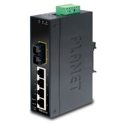 PLANET ISW-511T IP30 Slim Type 4-Port Industrial Ethernet Sw