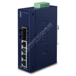 PLANET ISW-511TS15 IP30 Slim Type 4-Port Industrial Ethernet