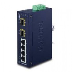 PLANET ISW-621T IP30 Slim Type 4-Port Industrial Ethernet Sw