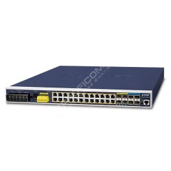 PLANET IGS-6325-24P4X IP30 19" Rack Mountable Industrial L3 