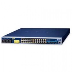 PLANET IGS-6325-24UP4X IP30 19" Rack Mountable Industrial L3