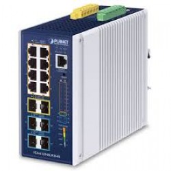 PLANET IGS-6329-8UP2S4X IP30 DIN-rail Industrial L3 8-Port 1