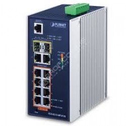 PLANET IGS-4215-8P2T2S IP30 Industrial L2/L4 8-Port 10/100/1