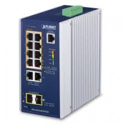 PLANET IGS-4215-8UP2T2S IP30 Industrial L2/L4 8-Port 10/100/