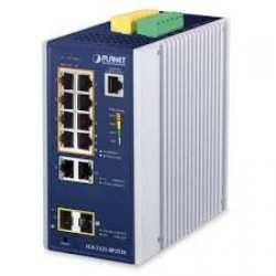 PLANET IGS-5225-8P2T2S IP30 Industrial L2+/L4 8-Port 1000T 8