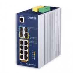 PLANET IGS-5225-8P2S2X IP30 Industrial L3 8-Port 1000T 802.3