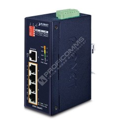 PLANET ISW-504PT IP40 4-Port 10/100TX 802.3at PoE + 1-Port 1