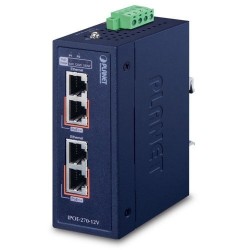 PLANET IPOE-270-12V IP30 Industrial 2-Port Multi-gigabit 802