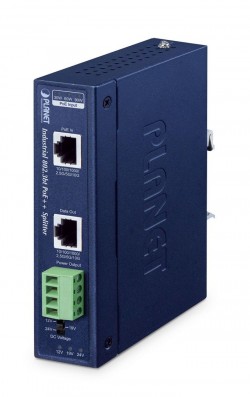 PLANET IPOE-176S IP30, Industrial Single-Port 10Gbps 802.3bt