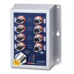 PLANET ISW-808PT-M12 IP67-rated Industrial 8-Port 10/100TX M