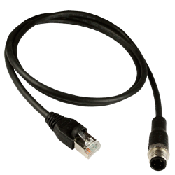 PLANET CB-M12D4MRJ-1000 4-Pin D-Coding M12 Male to RJ-45 Eth