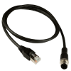PLANET CB-M12D4MRJ-1000 4-Pin D-Coding M12 Male to RJ-45 Eth