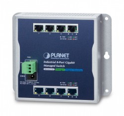 PLANET WGS-4215-8T IP30, IPv6/IPv4, 8-Port 1000TP? Wall-moun