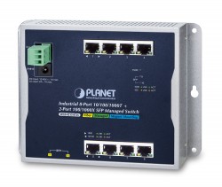 PLANET WGS-4215-8T2S IP30, IPv6/IPv4, 8-Port 1000TP + 2-Port