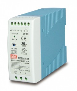 PLANET PWR-40-24 24V, 40W Din-Rail Power Supply (MDR-40-24, 