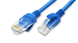 ATEN 2L-4101-B 1m CAT.6 UTP  24#(CCA)*4P  OD=6.3mm, Blue
