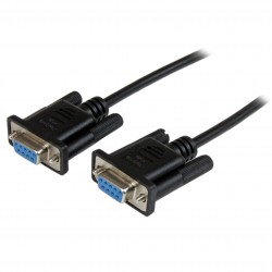 ATEN DB9FF2M DB9 FF 2m Null Model cable, Ivory, ROHS