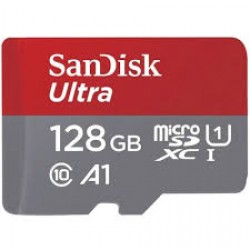 SanDisk Ultra microSDXC, SQUAB128GB, A1, C10, U1, UHS-I, 140