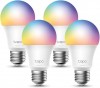 TP-LINK Tapo L530E(4-pack) Smart Wi-Fi Light Bulb, Multicolo