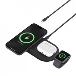 BELKIN Qi2 3-in-1 Wireless Charging Pad BLK WIZ022qcBK