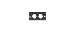 Kramer WCP-2 Wall Plate Insert Dual Cable Pass Through