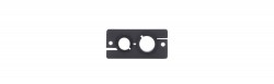 Kramer WCP-21 Wall Plate Insert Dual Cable Pass Through