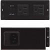 Kramer TS-2UC/U Dual socket with USB charger and Universal s