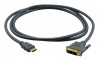 KRAMER C-HM/DM-3 HDMI to DVI (Male - Male) Cable (3')