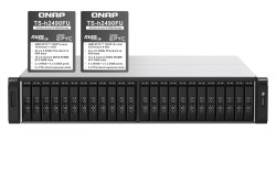 QNAP TS-h2490FU-7302P-256G 24-Bay all-flash Network Attached
