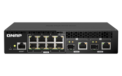 QNAP QSW-M2108R-2C, 8 port 2.5Gbps, 2 port 10Gbps SFP+ NBASE