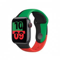 APPLE MUQ63FE/A 40mm Black Unity Sport Band - M/L