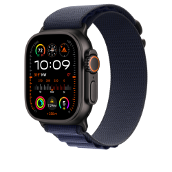 APPLE MYPX3FE/A 49mm Navy Alpine?Loop -?Medium - Black Titan