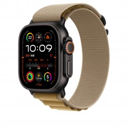 APPLE MYQ03FE/A 49mm Tan Alpine?Loop -?Small - Black Titaniu