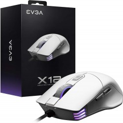 EVGA X12 Mouse (16K DPI, 8K polling rate) - White EVGA-905-W