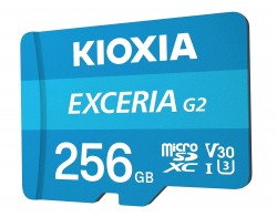 KIOXIA EXCERIA CL10 UHS-I U3 V30 4K A1 R100/W50 with adapter