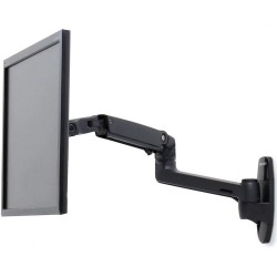 Ergotron 45-243-224 LX Wall Mount LCD Arm, Matte Black