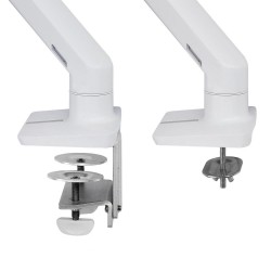 Ergotron 45-647-216 HX Desk Monitor Arm with HD Pivot, White