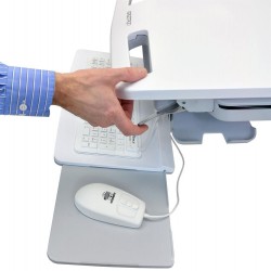 Ergotron SV43-2570-0 StyleView Medication Cart with HD Pivot
