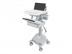 Ergotron SV44-1212-4 StyleView Cart with LCD Arm, LiFe Power