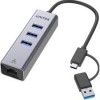 Unitek Y-3088B 4-in-1 USB-C 5Gbps Hub with USB-A Adapter (3*