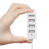Unitek Y-2146 0.11m,  USB2.0 4-Port Hub