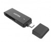 Unitek Y-9328 USB3.0 CM to Micro SD/SD Card Reader,  Black, 
